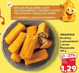 Kaufland Smakmak Krokiety z pieczarkami i serem Mozzarella oferta
