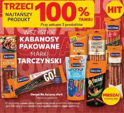 Kaufland Wszystkie kabanosy pakowane Tarczyński oferta
