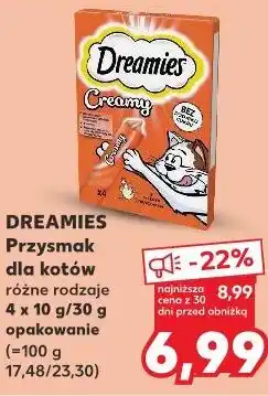 Kaufland Dreamies Przysmak dla kotów różne rodzaje oferta