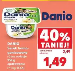 Kaufland Danio Serek homogenizowany różne rodzaje oferta