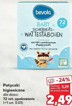 Kaufland Patyczki higieniczne dla dzieci Bevola Baby oferta