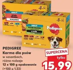 Kaufland Pedigree Karma dla psów w saszetkach różne rodzaje oferta