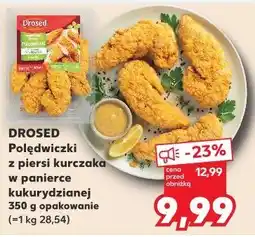 Kaufland Drosed Polędwiczki z piersi kurczaka w panierce kukurydzianej oferta