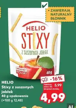 Kaufland HELIO Stixy z suszonych jabłek oferta