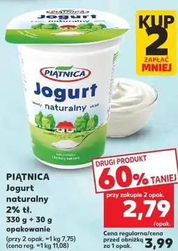Kaufland Piątnica Jogurt naturalny oferta