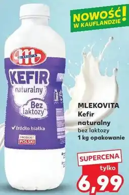 Kaufland Mlekovita Kefir naturalny bez laktozy oferta