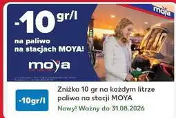 Kaufland Zniżka 10 gr na każdym litrze paliwa na stacji MOYA oferta