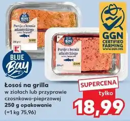 Kaufland Blue Bay Łosoś na grilla w ziołach lub przyprawie czosnkowo-pieprzowej oferta