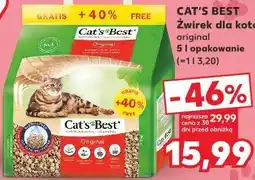 Kaufland Cat's Best Żwirek dla kotów original oferta