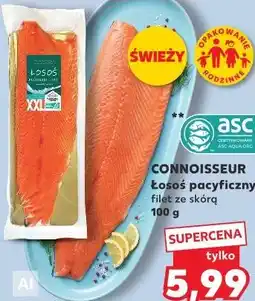 Kaufland Connoisseur Łosoś pacyficzny filet ze skórą oferta