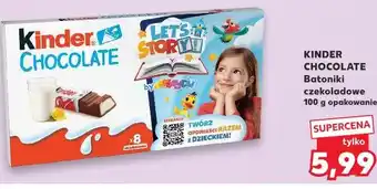 Kaufland Kinder Chocolate Batoniki czekoladowe oferta