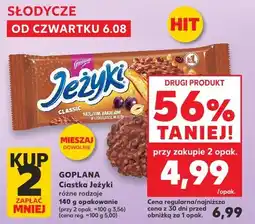 Kaufland Goplana Ciastka Jeżyki różne rodzaje oferta
