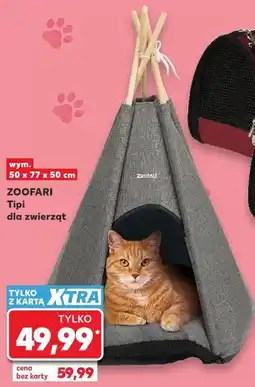 Kaufland ZOOFARI Tipi dla zwierząt oferta