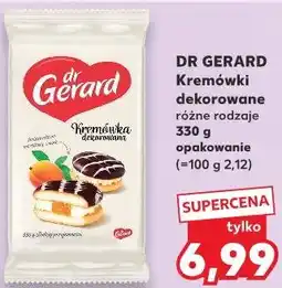 Kaufland Dr Gerard Kremówki dekorowane różne rodzaje oferta