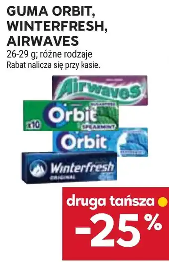 Stokrotka Market GUMA ORBIT, WINTERFRESH, AIRWAVES oferta