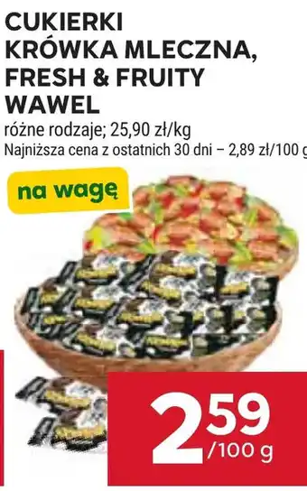Stokrotka Market Cukierki Krówka Mleczna, Fresh & Fruity Wawel oferta