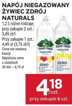 Stokrotka Market Napój Niegazowany Żywiec Zdrój Naturals oferta