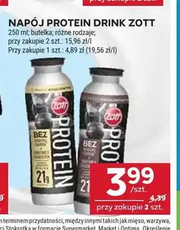 Stokrotka Napój proteinowy Protein Drink Zott oferta