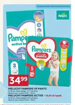 Stokrotka Pieluchy Pampers Active oferta