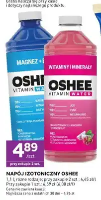 Stokrotka Napój Oshee Vitamin Water Magnez + B6 oferta