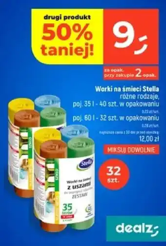 Worki na śmieci Stella z uszami