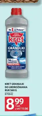 Selgros Granulki do udrożniania rur Kret oferta