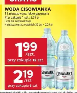Stokrotka Woda Cisowianka niegazowana oferta