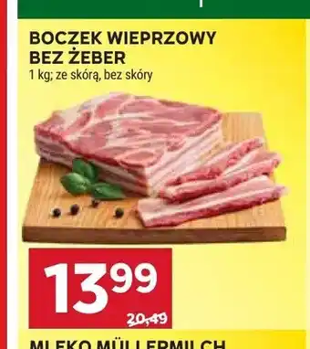 Stokrotka Boczek wieprzowy bez żeber ze skórą oferta