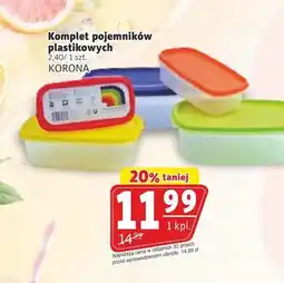 Prim Market Komplet pojemników plastikowych oferta