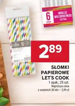 Stokrotka Słomki papierowe Let's Cook oferta