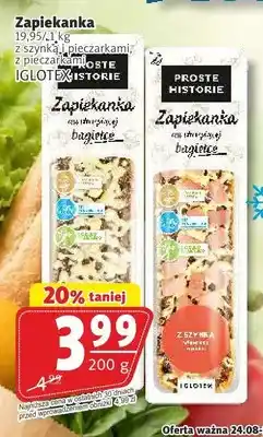 Prim Market Zapiekanka z szynką i pieczarkami Proste Historie oferta