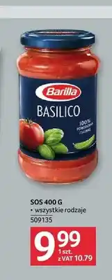Selgros Sos Barilla Basilico oferta
