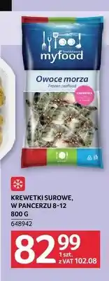 Selgros Krewetki surowe w pancerzu 8-12 Myfood oferta
