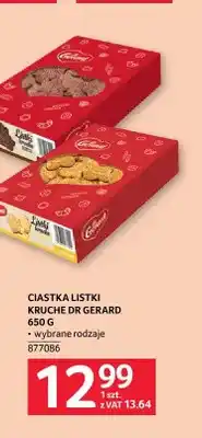 Selgros Ciastka Listki Kruche Dr Gerard oferta