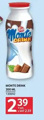Selgros Napój mleczny Zott Monte Drink oferta