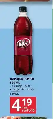 Selgros Napój Dr Pepper oferta