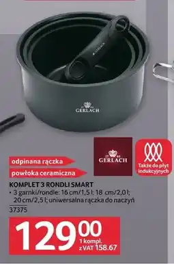Selgros Komplet 3 rondli Gerlach Smart oferta
