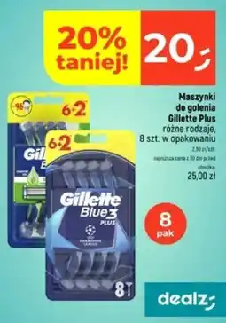 Dealz Maszynki do golenia Gillette Plus oferta