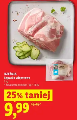 Lidl Łopatka wieprzowa Rzeźnik oferta
