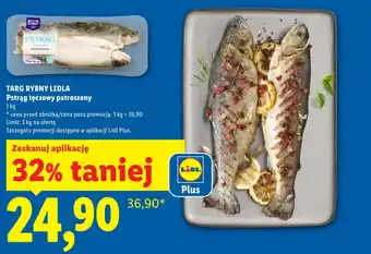Lidl Pstrąg tęczowy Targ rybny Lidla oferta