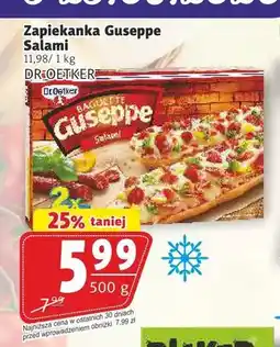 Prim Market Zapiekanka Guseppe Salami Dr. Oetker oferta