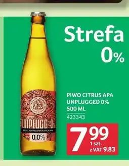 Selgros Piwo bezalkoholowe Citrus APA Unplugged oferta