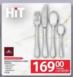 Selgros Komplet sztućców 24 części Gerlach Celestia oferta