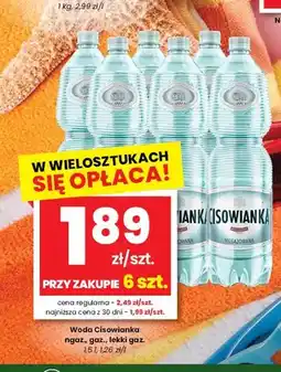 EMMA market Woda gazowana Cisowianka oferta