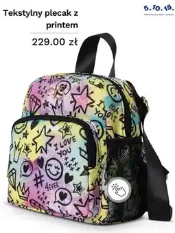 5.10.15. Tekstylny plecak z printem 5,10,15 oferta