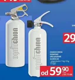 Selgros Domowe urządzenie gaśnicze Ogniochron oferta