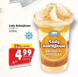 Prim Market Lody koktajlowe Krówka-Kukułka Koral oferta