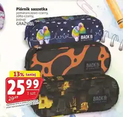 Prim Market Piórnik saszetka pomarańczowo-czarny Grażyna oferta