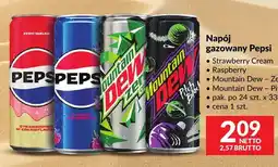 Makro Napój gazowany Pepsi Zero Sugar Strawberry & Cream oferta