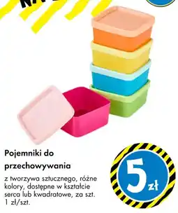 Tedi Pojemniki do przechowywania kwadratowe 5-pak oferta